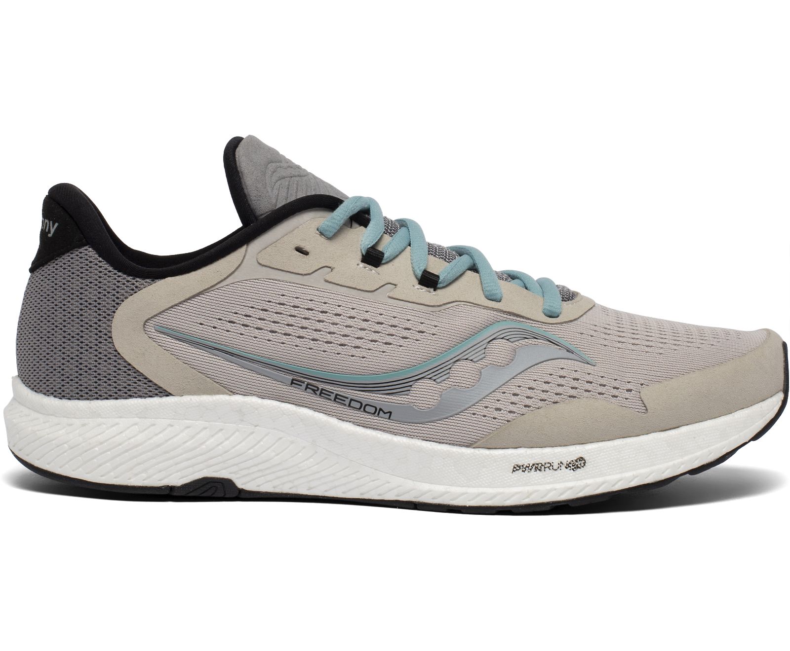 Saucony Freedom 4 Men's Running Shoes Grey / Turquoise | Canada 489XYUF